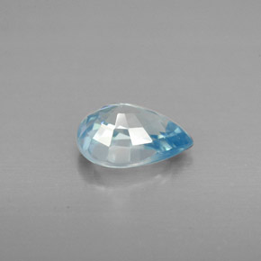 Zircon Gemstone in 8 x 6 mm (calibrated) Size for Sale, Zircon Stone in Blue Color