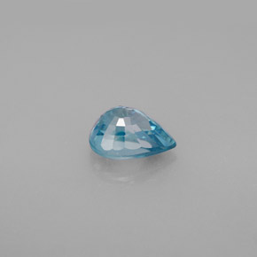 Zircon Gemstone in 8 x 6 mm (calibrated) Size for Sale, Zircon Stone in Blue Color
