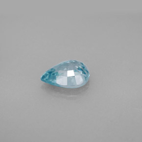 Zircon Gemstone in 8 x 6 mm (calibrated) Size for Sale, Zircon Stone in Blue Color