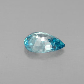 Zircon Gemstone in 8 x 6 mm (calibrated) Size for Sale, Zircon Stone in Blue Color