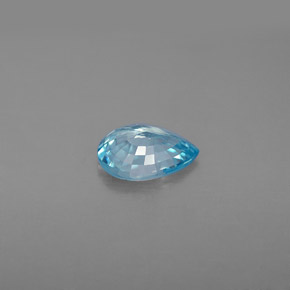Zircon Gemstone in 8 x 6 mm (calibrated) Size for Sale, Zircon Stone in Blue Color