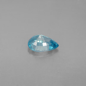 Zircon Gemstone in 8 x 6 mm (calibrated) Size for Sale, Zircon Stone in Blue Color