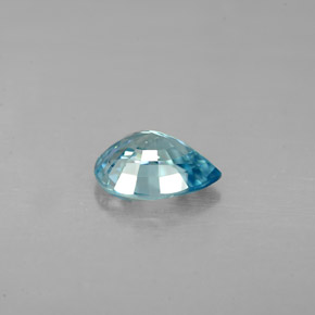 Zircon Gemstone in 8 x 6 mm (calibrated) Size for Sale, Zircon Stone in Blue Color