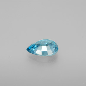 Zircon Gemstone in 7.6 x 5.9 mm Size for Sale, Zircon Stone in Blue Color