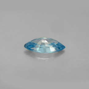 Zircon Gemstone in 9.5 x 5.1 mm Size for Sale, Zircon Stone in Blue Color