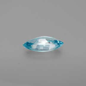 Zircon Gemstone in 10 x 5 mm (calibrated) Size for Sale, Zircon Stone in Blue Color