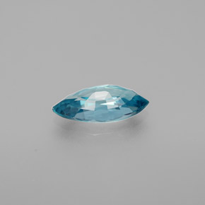 Zircon Gemstone in 10 x 5 mm (calibrated) Size for Sale, Zircon Stone in Blue Color