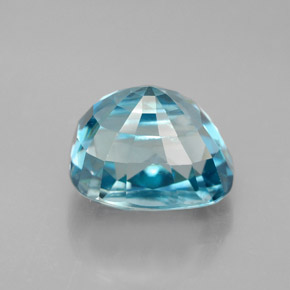 Zircon Gemstone in 10.5 x 7.8 mm Size for Sale, Zircon Stone in Blue Color