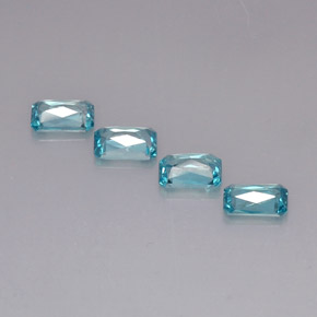 Zircon Gemstone in 6 x 4 mm (calibrated) Size for Sale, Zircon Stone in Blue Color