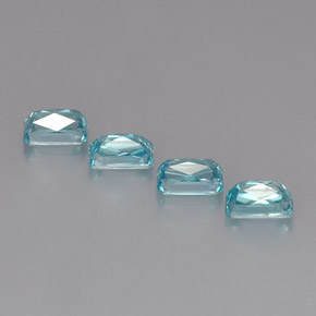 Zircon Gemstone in 6 x 4 mm (calibrated) Size for Sale, Zircon Stone in Blue Color