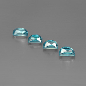 Zircon Gemstone in 6 x 4 mm (calibrated) Size for Sale, Zircon Stone in Blue Color