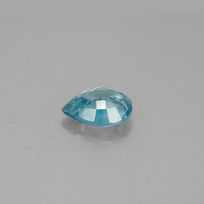 Zircon Gemstone in 7.7 x 5.9 mm Size for Sale, Zircon Stone in Blue Color