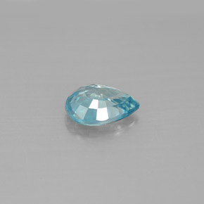 Zircon Gemstone in 8 x 6 mm (calibrated) Size for Sale, Zircon Stone in Blue Color