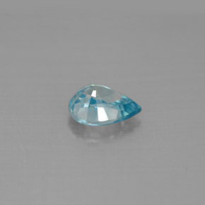Zircon Gemstone in 7.7 x 5.7 mm Size for Sale, Zircon Stone in Blue Color