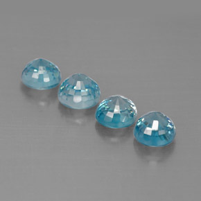 Zircon Gemstone in 4.4 mm Size for Sale, Zircon Stone in Blue Color