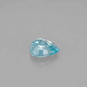 Zircon Gemstone in 6 x 5.1 mm Size for Sale, Zircon Stone in Blue Color