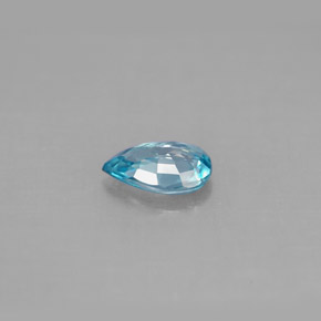 Zircon Gemstone in 7 x 4.7 mm Size for Sale, Zircon Stone in Blue Color