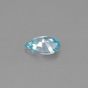 Zircon Gemstone in 7 x 5 mm (calibrated) Size for Sale, Zircon Stone in Blue Color