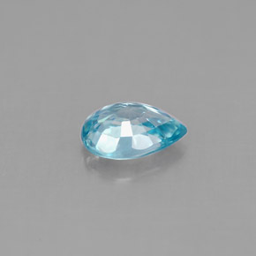Zircon Gemstone in 7 x 5 mm (calibrated) Size for Sale, Zircon Stone in Blue Color