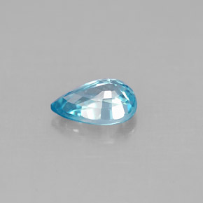 Zircon Gemstone in 7 x 5 mm (calibrated) Size for Sale, Zircon Stone in Blue Color