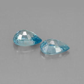 Zircon Gemstone in 7 x 5 mm (calibrated) Size for Sale, Zircon Stone in Blue Color