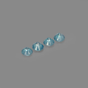 Zircon Gemstone in 5 mm (calibrated) Size for Sale, Zircon Stone in Blue Color