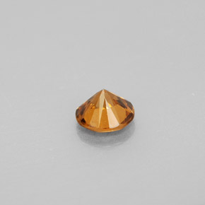 Zircon Gemstone in 5.4 mm Size for Sale, Zircon Stone in Orange Color