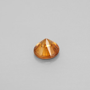 Zircon Gemstone in 5.4 mm Size for Sale, Zircon Stone in Orange Color