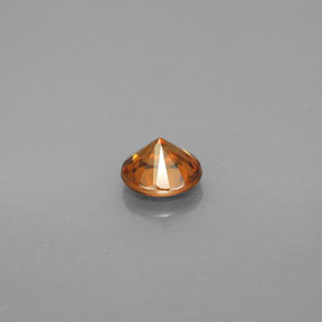 Zircon Gemstone in 5.6 mm Size for Sale, Zircon Stone in Orange Color