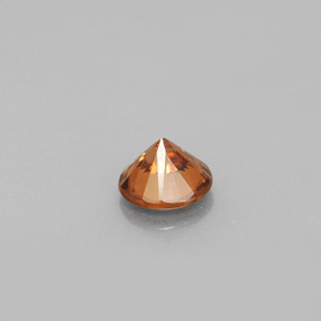 Zircon Gemstone in 5.6 mm Size for Sale, Zircon Stone in Orange Color