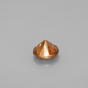 Zircon Gemstone in 5.6 mm Size for Sale, Zircon Stone in Orange Color