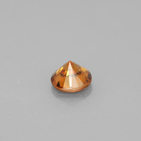 Zircon Gemstone in 5.5 mm Size for Sale, Zircon Stone in Orange Color