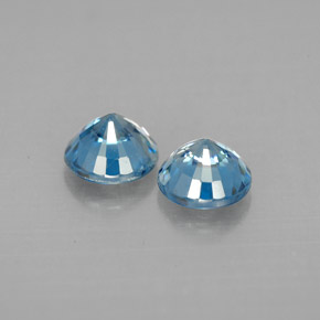 Zircon Gemstone in 5.6 mm Size for Sale, Zircon Stone in Blue Color