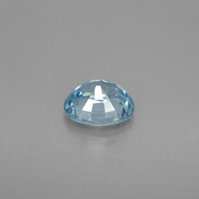 Zircon Gemstone in 7.3 x 6.2 mm Size for Sale, Zircon Stone in Blue Color