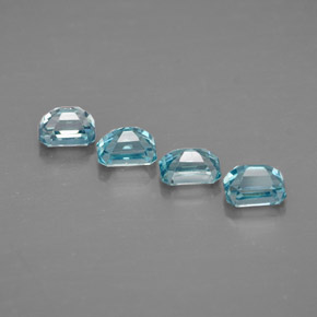 Zircon Gemstone in 4.1 x 2.9 mm Size for Sale, Zircon Stone in Blue Color