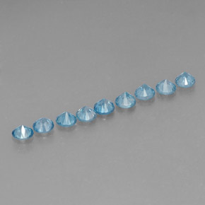 Zircon Gemstone in 3.8 mm Size for Sale, Zircon Stone in Blue Color