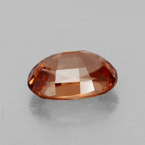 Zircon Gemstone in 9.9 x 6.8 mm Size for Sale, Zircon Stone in Rose Orange Color