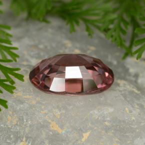 Zircon Gemstone in 10.5 x 7.3 mm Size for Sale, Zircon Stone in Deep Wine Red Color