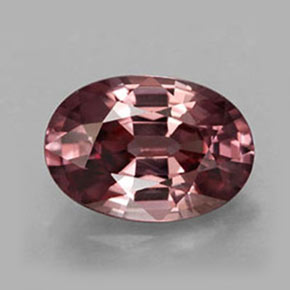2.82 ct Pink Zircon Gemstone, Zircon Gem in Oval Facet Shape for Sale.