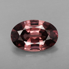 2.74 ct Pink Zircon Gemstone, Zircon Gem in Oval Facet Shape for Sale.