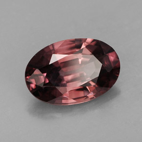 2.74 ct Pink Zircon Stone, Natural Zircon in Oval Facet Shape for Sale