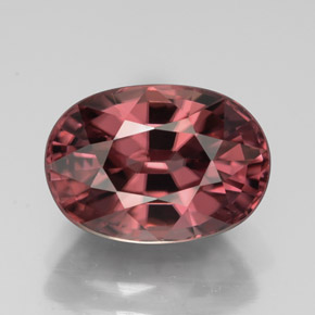 4.93 ct Pink Zircon Gemstone, Zircon Gem in Oval Facet Shape for Sale.