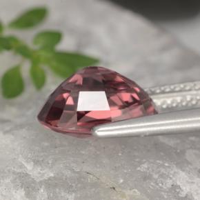 Zircon Gemstone in 10.2 x 7.1 mm Size for Sale, Zircon Stone in Pink Rose Color
