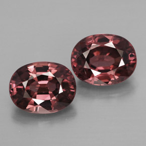6.32 ct Pink Zircon Gemstone, Zircon Gem in Oval Facet Shape for Sale.