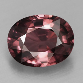 2.86 ct Pink Zircon Gemstone, Zircon Gem in Oval Facet Shape for Sale.