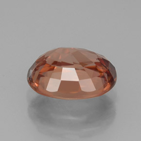 Zircon Gemstone in 9 x 7 mm (calibrated) Size for Sale, Zircon Stone in Rose Orange Color