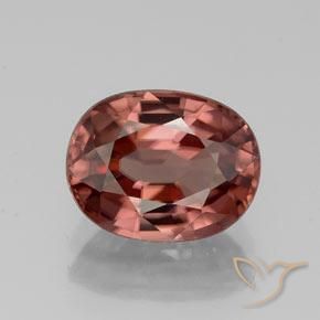 3.06ct Natural Wine Red Zircon, Oval, VVS
