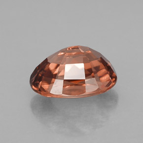 Zircon Gemstone in 9 x 7 mm (calibrated) Size for Sale, Zircon Stone in Rose Orange Color