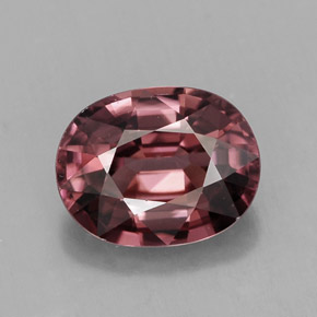 3.14 ct Pink Zircon Gemstone, Zircon Gem in Oval Facet Shape for Sale.