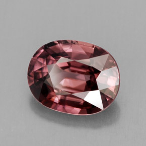3.14 ct Pink Zircon Stone, Natural Zircon in Oval Facet Shape for Sale